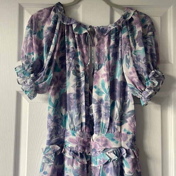 Shelly Mini Dress in Purple: For Love & Lemons - Picture 6 of 7